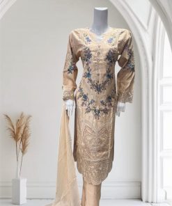 D16 Viscose Plazzo Suits Beige