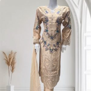 D16 Viscose Plazzo Suits Beige