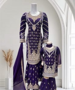 Alternative view of D13 Mummy & Me Gharara BottleGreen