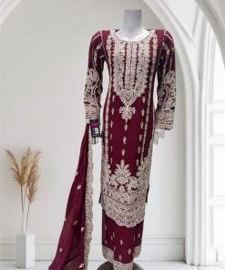 Alternative view of D22 Party Chiffon Plazzo Lilac
