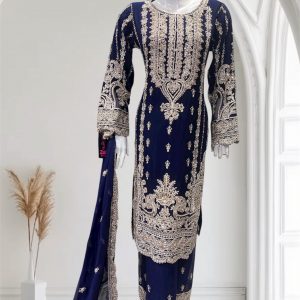 Alternative view of D22 Party Chiffon Plazzo BottleGreen