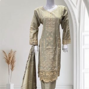 Alternative view of D21 Mix Cotton Plazzo Sage