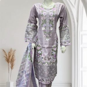 Alternative view of D20 Viscose Salwar Kameez Black