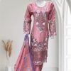 D20 Viscose Salwar Kameez Pink