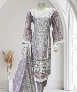 Alternative view of D17 Viscose Salwar Kameez Brown