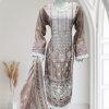 D17 Viscose Salwar Kameez Brown
