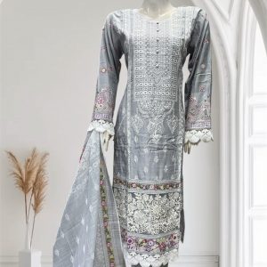 Alternative view of D17 Viscose Salwar Kameez Black