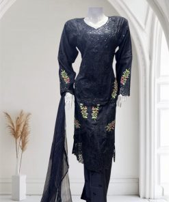 Alternative view of D19 Viscose Plazzo Suits Maroon